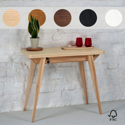 ENVELOPE Extendable Console Table 45x90cm ashwood