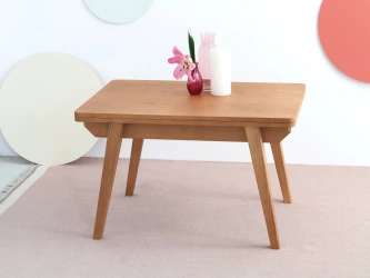 Konferenční stolek se zvedací deskou Envelope 90×65 cm | Dubové moření