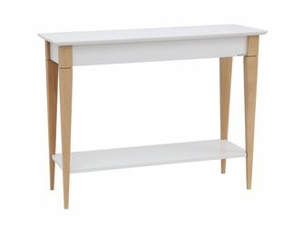 MIMO Console Table with Shelf 105x35cm White