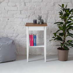 ENTLIK Nachttisch 40x35x70cm Räuchereiche