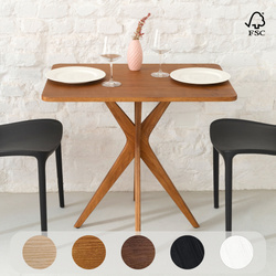 Rechteckiger Esstisch JUBI 55x80cm Eiche