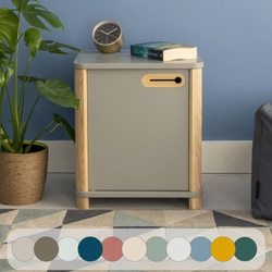 ASHME Stůlní skříňka Š 42 x H 42 x V 48 cm - tmavě šedá