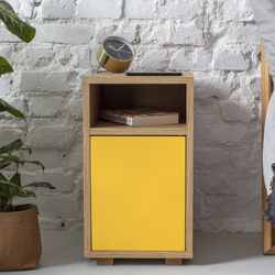 Noční stolek SLIM Š 30 cm x H 40 cm Hnědý béžový